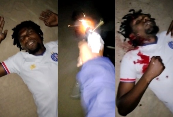 Gang Members Use Full Auto Pistol To Execute Man Inside Favela