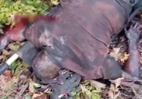 Dead Soldier abandoned in Forest