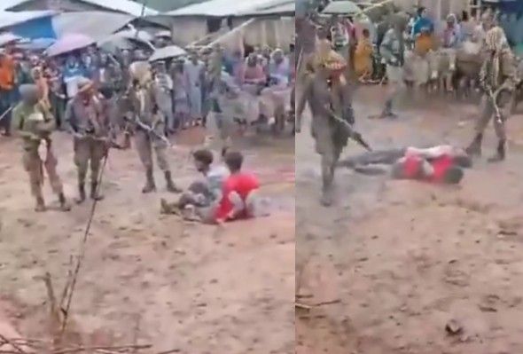 Two Men Accused Of Being Traitors Get Executed In Public