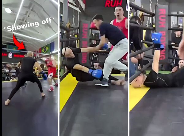 Cocky Amateur Dares Boxer. Gets Knocked TFO Seizure