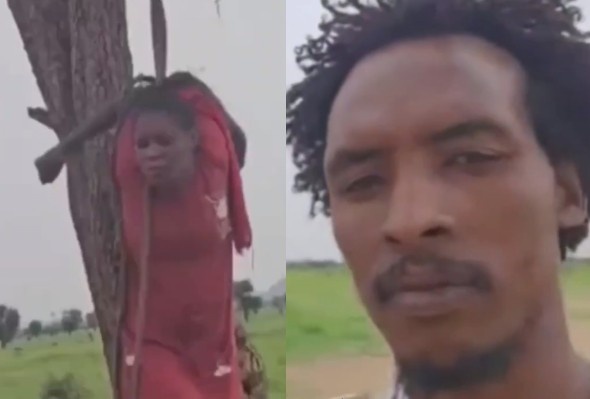 Woman Tortured By Pro-Government Militia Fighter In Sudan