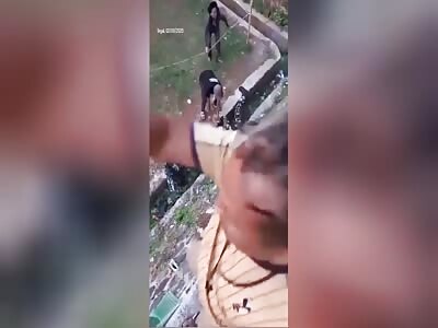 FIGHT AFTER FOOTBALL MATCH