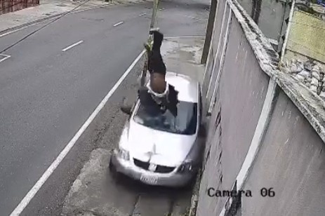 A Man's Last Walk Before Getting Killed By A Speeding Car