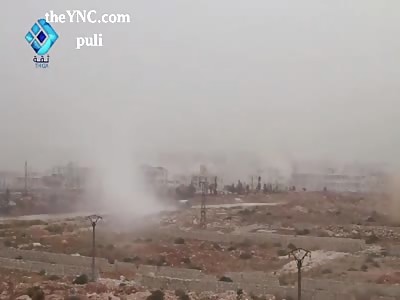 At the time of the bombing of two car bombs in a western suburb of the city of Aleppo