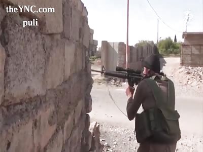 Iraqi soldier loses his hand in battle