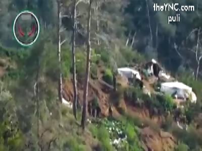 Missile hits a group of assad