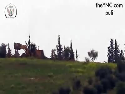 Rebels northwest of Hama.