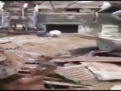 Iraqi soldiers executing 2 men