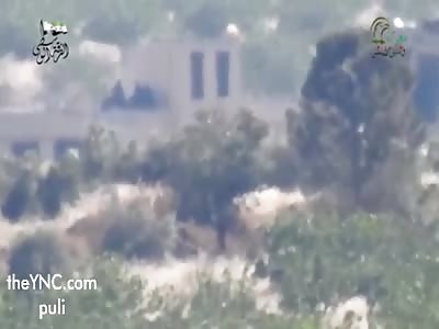 Target group central band of forces in front of the lion glow of missiles Tao