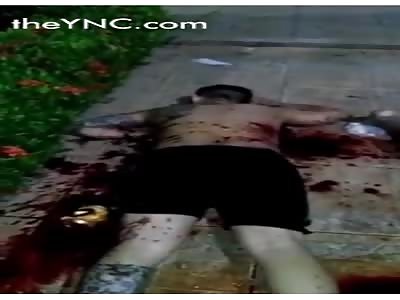 Bandits went to celebrate a party but they all appeared executed