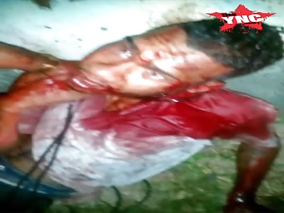 Thief brutally beaten