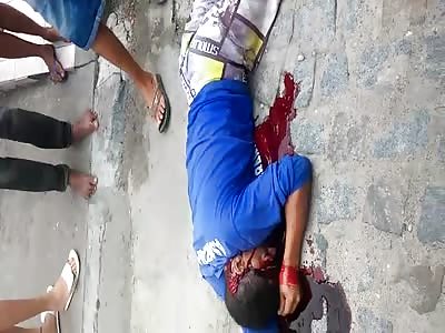 Man with several head shots