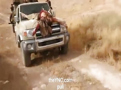 with joy they show their fallen opponents