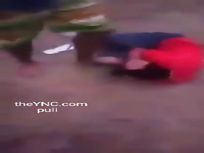 was beaten to death for not paying the debt