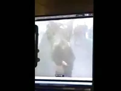 American media: surveillance cameras from the moment of the explosion in Manhattan downtown New York