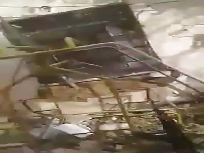 Some of the Assadites destroyed in the course of ongoing battles at the military transport base in Harast