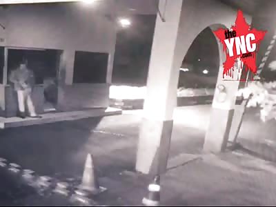 Guard gets executed and robbed off his gun