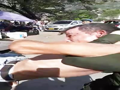 Not Smart..man trying to Steal Policeman's Gun is Shot Point Blank, Killed on the Spot 