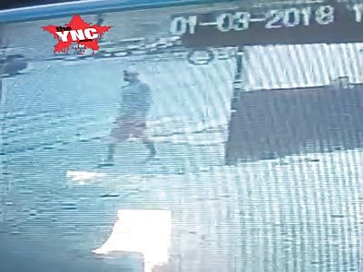 motorcycle accident and car in San JosÃ© de los Campos