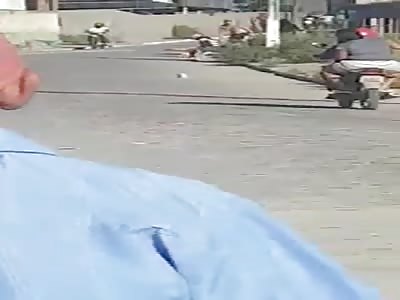 (video1) HUSBAND KILLS WIFE WITH KNIFE AND POPULAR MAKES JUSTICE WITH HIS OWN HANDS