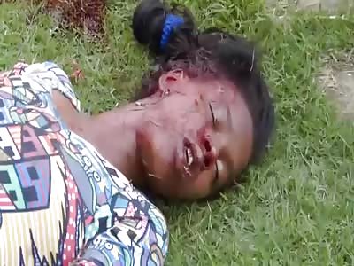 murder, woman with several shots