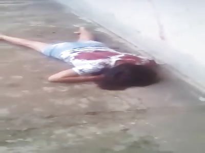 Husband stabs his wife and she waits for help dying 