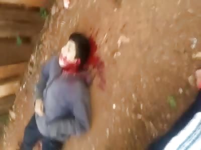 Man is Beheaded with Axe After Being Shot Dead