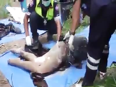 woman find dismembered