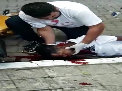 HOMICIDE ... GIVING HIS LAST SUSPIRES, LIFE LIFE