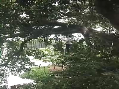 MAN REMOVES HIS LIVING THROUGH HIM