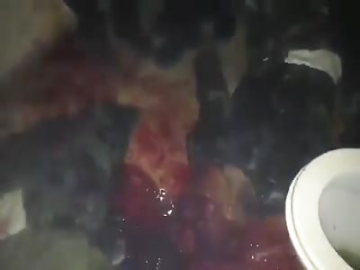 MAN WITH SHOOTING IN THE HEAD. DESTROYED