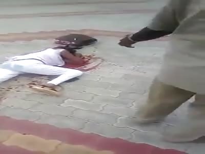 The woman attacked with the knife suffering from pain