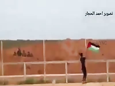 snipers shoot him, anyway.