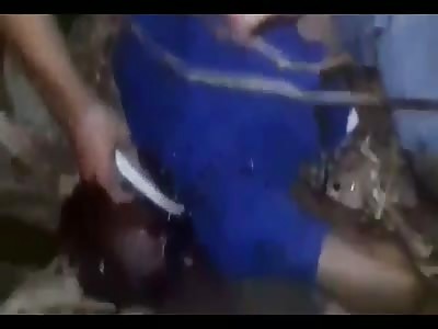 Brazil again ... Man Decapitated with a Plate!