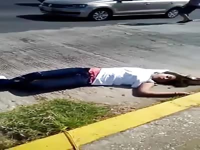 Horrific Aftermath of a Motorbike Accident in Mexico