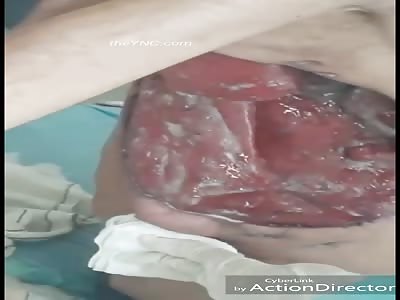 A young internee to use (narghile)