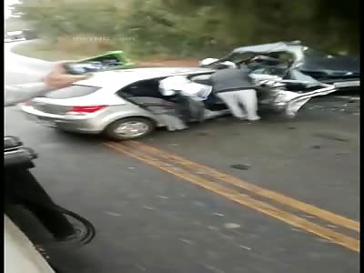 brutal accident leaves several fatal victims