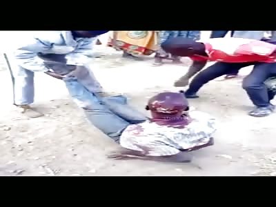 BRUTAL .. PUNISHMENT TO THIEF