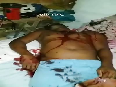 man killed with several shots