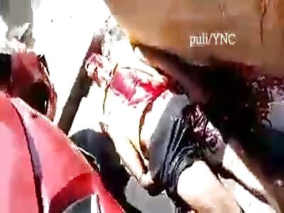 BRUTAL motorcycle accident with fatal victim