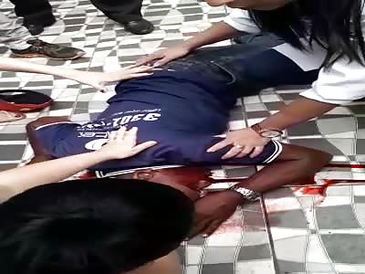 Accident ... Man suffers electric shock