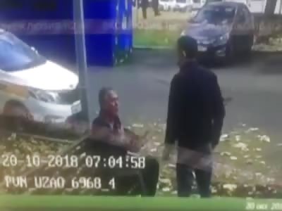 Homeless Man Stabbed to Death on the Street