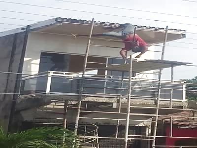 Brazilian Worker Keeps Being Fried by Electricity