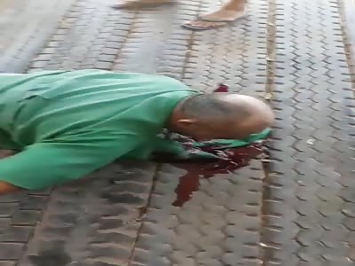 tire. busting up hitting the face