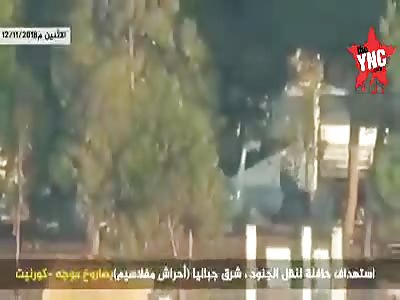 Guided-missile attack wrecks bus near Israel-Gaza border