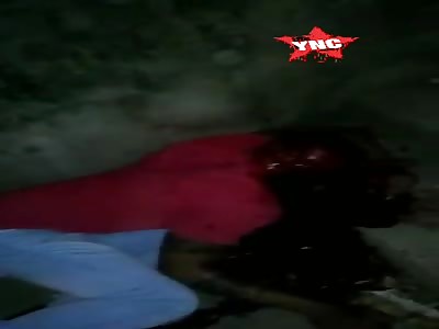 Dead man with head shot (Salvador Brazil)