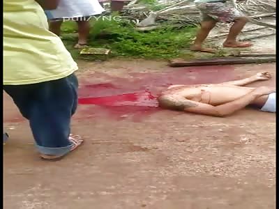 Shocking  find. To a decapitated man