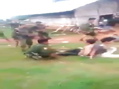 Buddhist soldiers from the Burmese army entered a small village inhabi