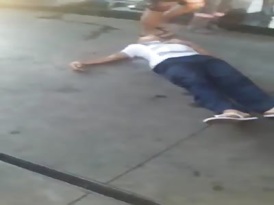 (AFTERMATH) Point Blank Murder by Two Hitman Caught on CCTV Video at Gas Station 