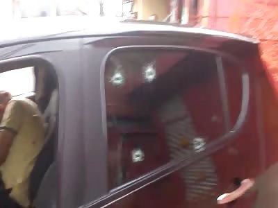 Man executed inside his car